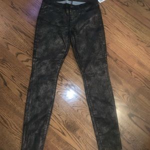 7 For All Mankind NWT black skinny jeans 30w